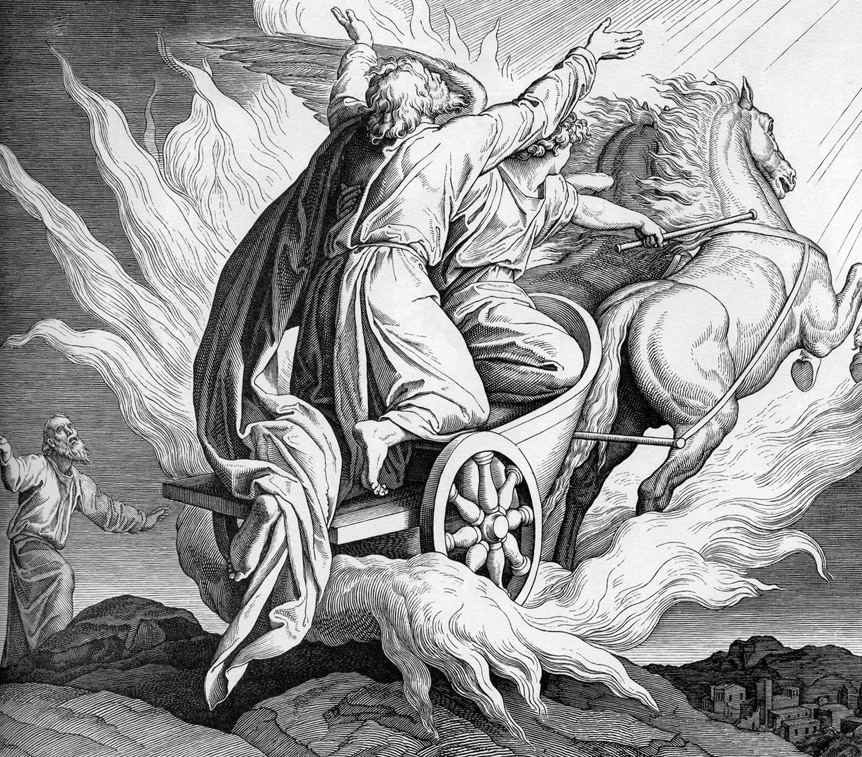 Пророк Илия Вознесение на колеснице